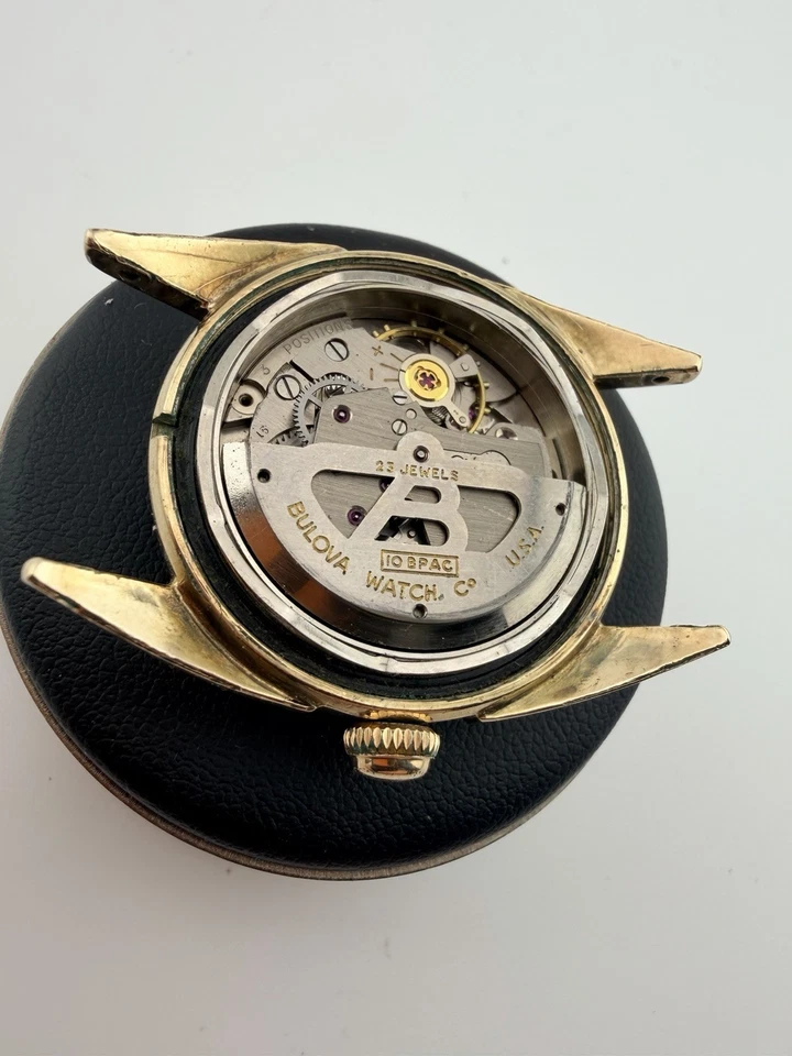 Bulova 23 Jewels Automatic Watch 10K Gold Filled w/ Box – 1958 Vintage - Image 4 of 4