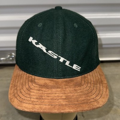 Vintage Kastle Ski Team Hat Wool Suede Strapback USA Made Skiing 80's 90's NEW