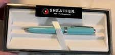 SHEAFFER ‘Tiffany and Co Blue’  Ballpoint Pen New in Gift Box