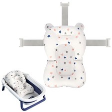 Baby Bath Seat Support Net Infant Bathing Seat Support Mat, Adjustable Comfor...