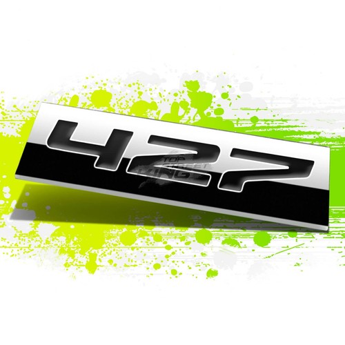 DNA Motoring V6 Emblem – 3D Polished Black Aluminum Stick On Rear Badge