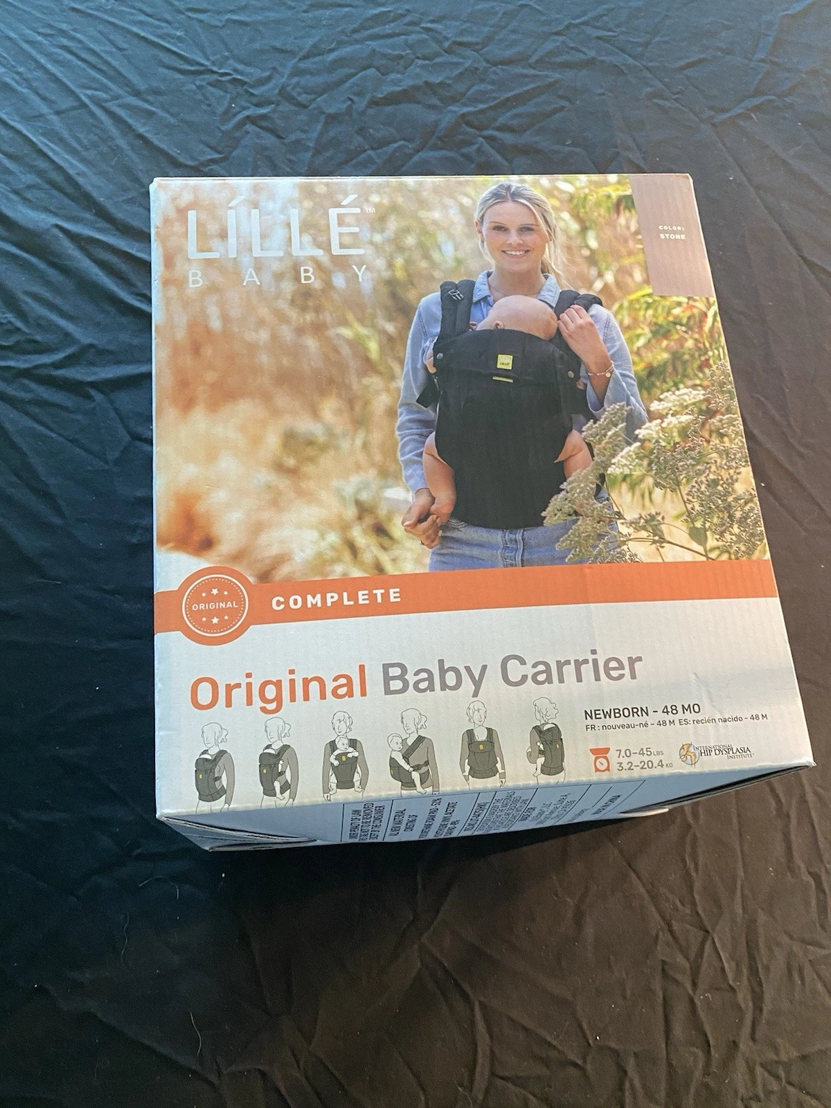 LILLE Baby Complete Baby & Child Carrier. NB-48M Black Líllé Adjustable New