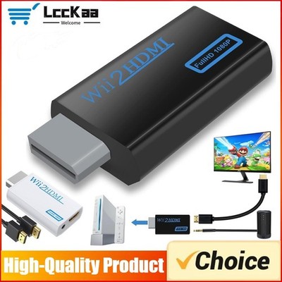NEW Wii2HDMI Portable For Wii To HDMI Full HD Converter Audio Output Adapter TV