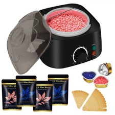 Wax Warmer Hair Removal Kit With 200g Wax Beads, Waxing Kit for Women  Men