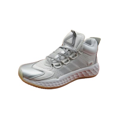 Adidas PRO BOOST Basketball Schuhe Sneaker Low Sport Weiß Silber Unisex Gr.42
