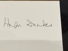 Hugh 'Cocky' Dundas pencil signed Battle of Britain RAF WW2