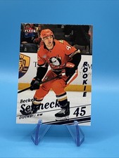 Beckett Sennecke 2025-26 Upper Deck Fleer Ultra Hockey Ice RC /100 #193 🦆 Epack