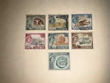 Cyprus - 1955. 7 X British Colonial Fine Used Stamps. Lot 24