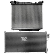 Radiator & AC Condenser Cooling Kit For 2004 Ford Expedition Lincoln Navigator