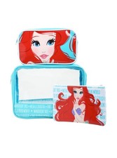 Disney The Little Mermaid Ariel Makeup Bag Set Hot Topic Cosmetic Plastic Bags
