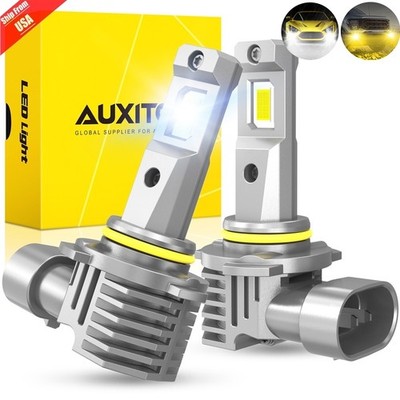 AUXITO H10 9145 9140 LED Fog Light Bulbs 3000K-6000K Super Bright Lamps 8000LM
