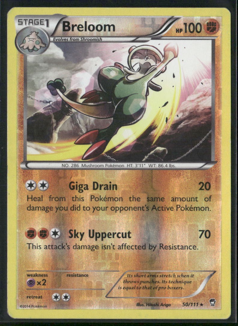 XY - Furious Fists #50/111 Breloom reverse holo