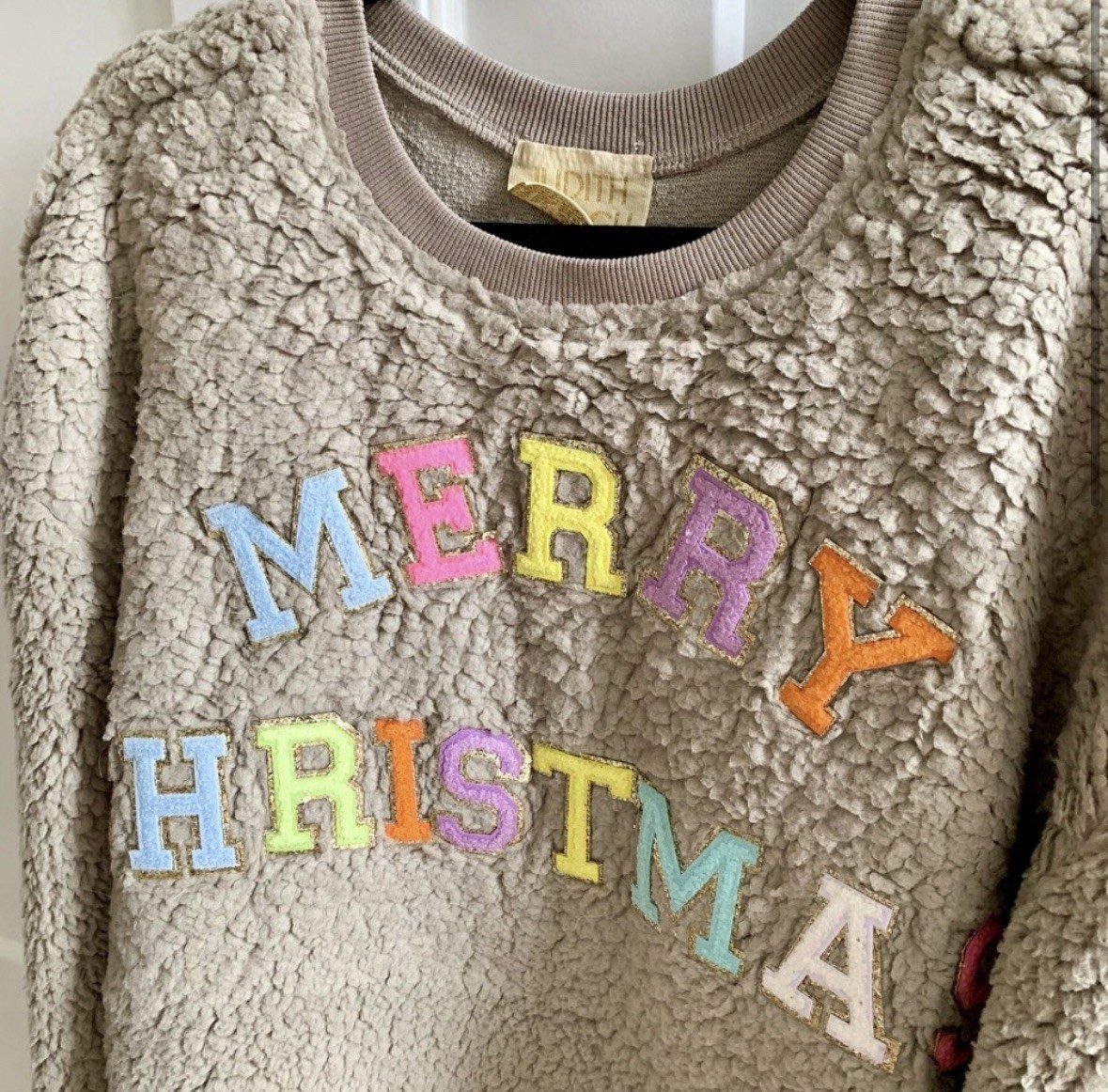 Judith March Merry Christmas Sweater Size L View 2