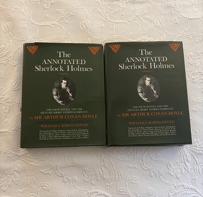 The Annotated Sherlock Holmes Sir Arthur Conan Doyle Vol.1 & 2 (1971, HCDJ)