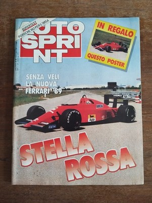 1988 07 25 AUTOSPRINT 25. JULI 1988 NR. 29 JAHR XXVIII MIT POSTER FERRARI