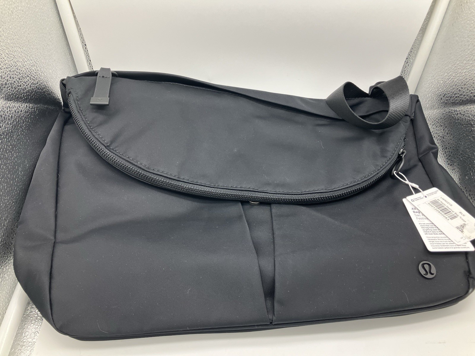 LULULEMON All Night Festival Bag Large Black Crossbody Purse New With Tags