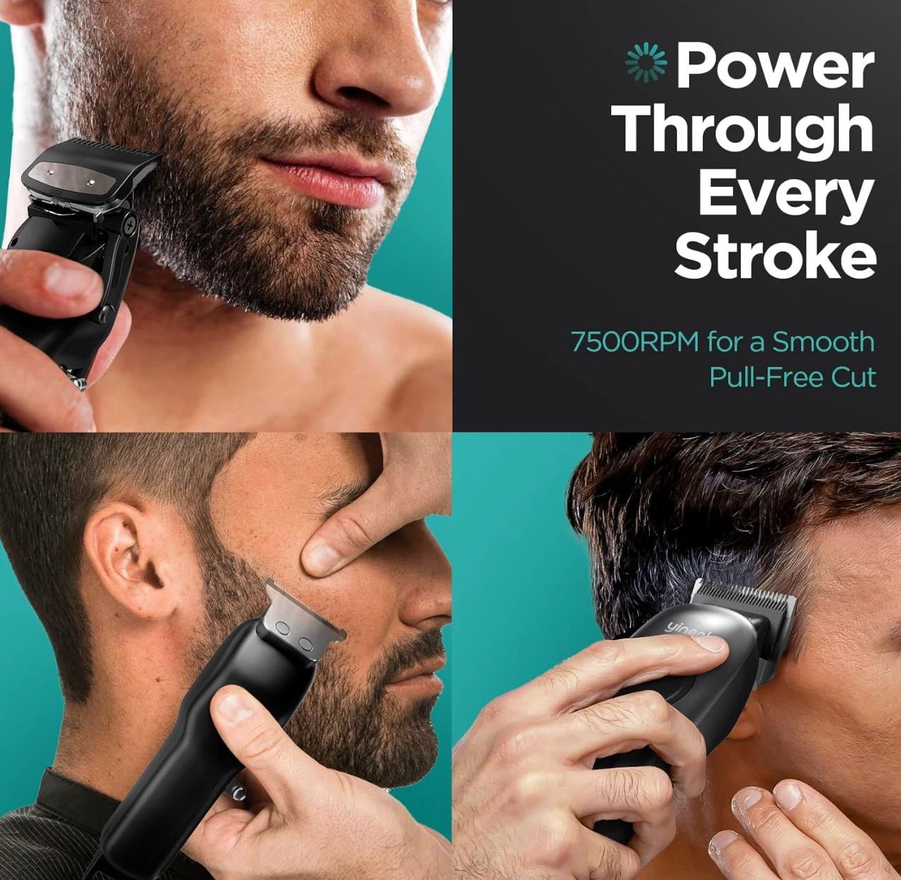 Yineel W6 Professional Hair Trimmer Side View