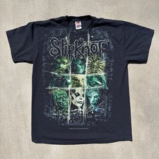 Slipknot 2008 Black T-Shirt XL, Heavy Metal  All Hope Is Gone  Tour, Y2K Era