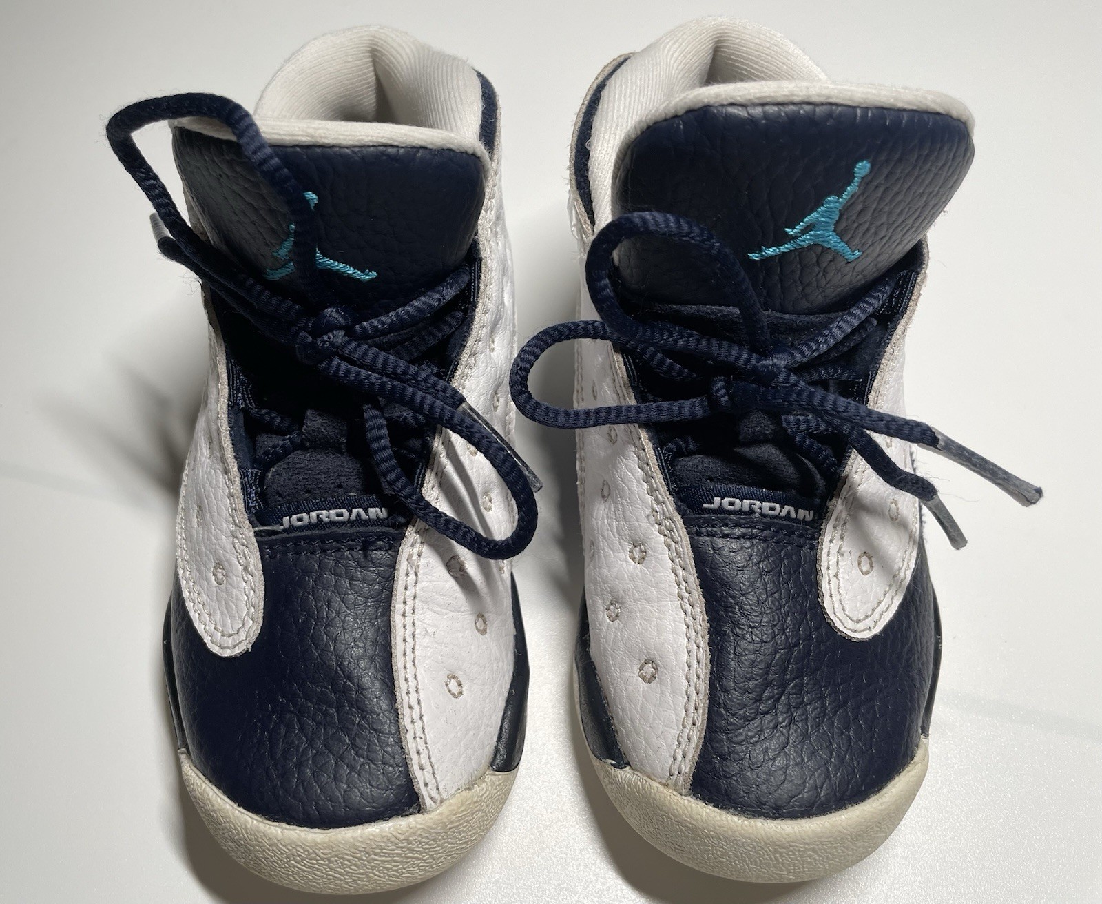 Air Jordan 13 (TD) Retro Toddler Size 9C White Blue Trim DJ3004-144 thumbnail 11