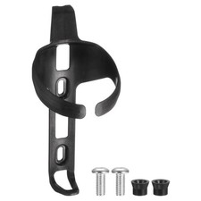 Porta Borraccia Bici Gabbia Bottiglia in Fibra di Carbonio per MTB, Nero