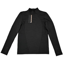 Under Armour Women's Small UA ColdGear Rush Long Sleeve Seamless Shirt Black NWT