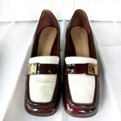 LOUIS VUITTON Pumps Heel Leather Multicolor EU36.5/US6.5 120397c thumbnail 3