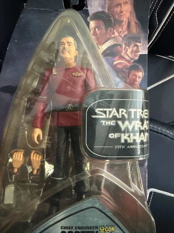 RARO. Figura de acción exclusiva de Scotty SDCC de Star Trek II The Wrath of Khan NUEVA Foto 3 de 4