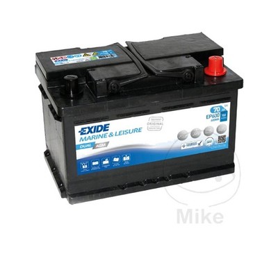 EXIDE Batería marina y usos múltiples STVS 12V 70AH AGM DUAL