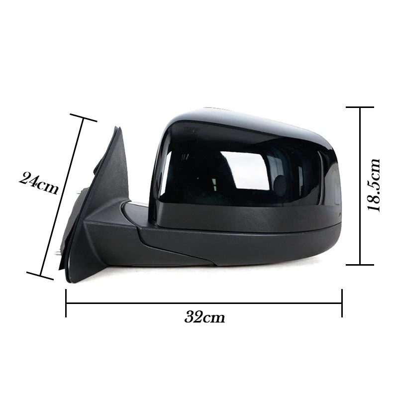 1 par de espejos retrovisores de puerta lateral 5 pines para Jeep Grand Cherokee 2011 2012 2013 Foto 2 de 4