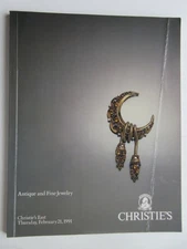 Christie's Auction Catalog Antique & Fine Jewelry Feb 1991 New York