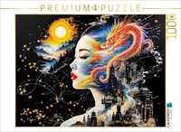 Calvendo Puzzle Dragon City | 1000 Pieces, Finished Size 25.2 × 18.9 In (64 × 48