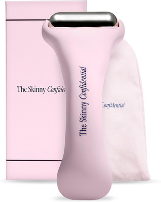 The Skinny Confidential Ice Roller for Face   Stainless Steel Ice Face Roller to