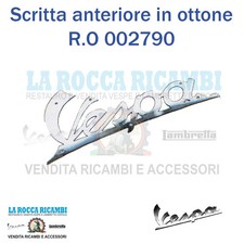 Scritta "Vespa" Dal 1948 Al 1954 VM/VN/VL/VB1 in ottone R.O 002790