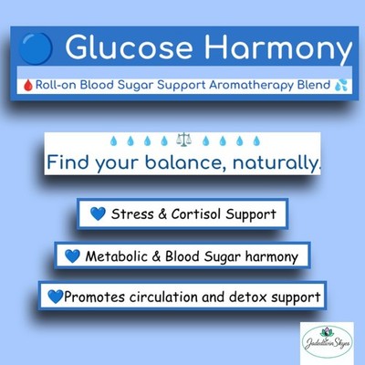 Glucose Harmony-Blood Sugar Support Aromatherapy Blend Rollon 10ml
