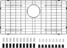 Sink Protector Grid 27-9/16"X14-9/16", Rear Drain with Corner Radius 3/16"