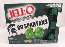 2016 MSU Jell-O Jigglers Mold Kit Michigan State Go Spartans Gelatin Dessert New