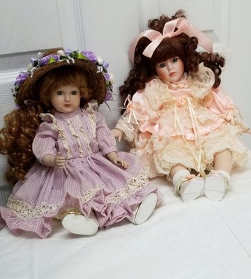 Leonardo Collection Porcelain Doll, Vintage Doll 