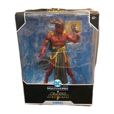 McFarlane Toys Black Adam Movie Megafig Sabbac 7in Action Figure New Box Wear FS