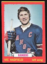 1973-74 Topps Vic Hadfield New York Rangers #181