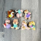 Vintage Cabbage Patch Kids Koosa Patch Cat Pet PVC Mini Figurines Lot of 7 1985