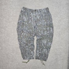 VTG 90s Sports Afield Tree Bark Camo Pants 38x30 Adjustable Waist Realtree Baggy