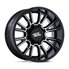 Moto Metal Wheels Mo810 Legacy 22x9 1 Black Machined 8x165.1 8x6.5 Qty 1