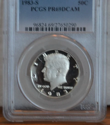 1983-S Kennedy Half Dollar PCGS PR69DCAM CLAD NO Silver