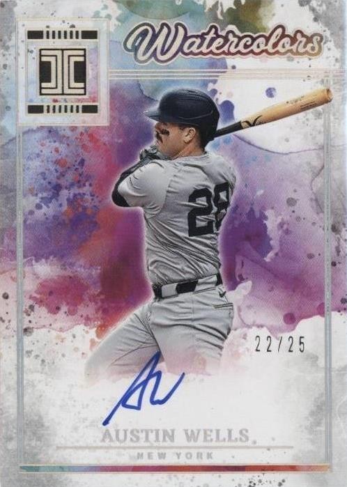 2025 Panini Impeccable - Watercolor Signatures Austin Wells #WCS-AW ...