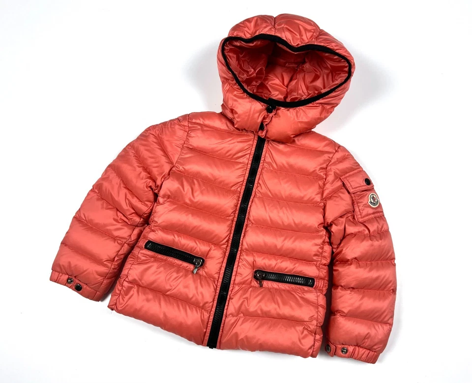 Auténtica Chaqueta Informal Niña MONCLER BEA Rosa Plumón Niños Talla 4-5 años 100 cm Foto 4 de 4