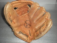 Vintage SPALDING Maury Wills Signature Model 42-381 10" Baseball Glove Mitt