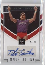 2023 Panini Impeccable WWE Immortal Ink /49 Tito Santana #IM-TSN Auto HOF