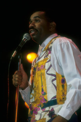 Comedian Steve Harvey performs at Russell Simmons' Def Comedy Jam - Old Photo