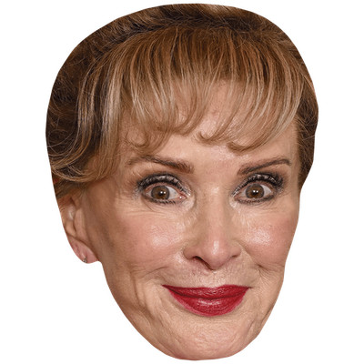 Beverley Jane McEwan (Lippenstift) Großer Kopf. Größer als das Leben Maske.