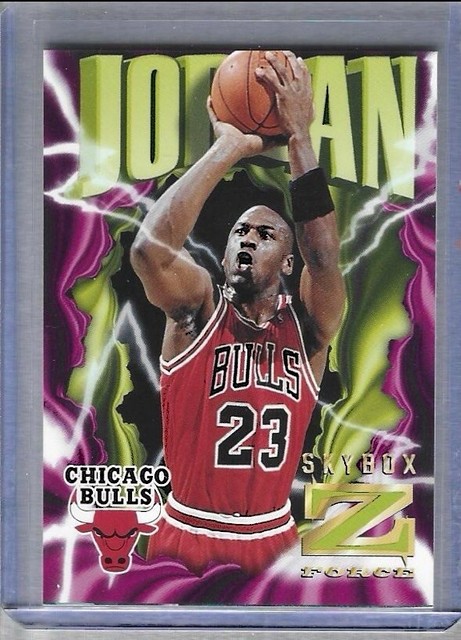 1996-97 Skybox Z Force Michael Jordan #11 Blank Back Chicago Bulls HOF